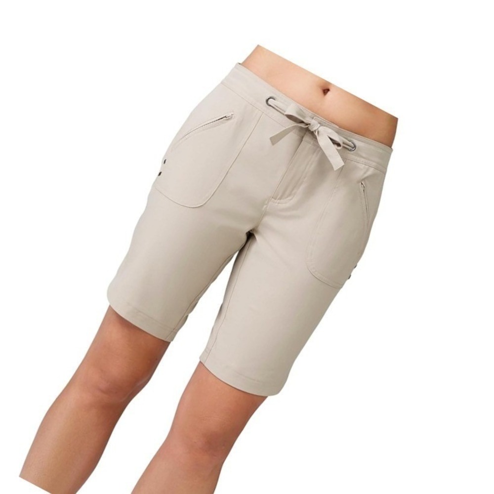 Free‎ Country Tan Bermuda Board Shorts Pocket Quick Dry Casual Womens XXL 2X